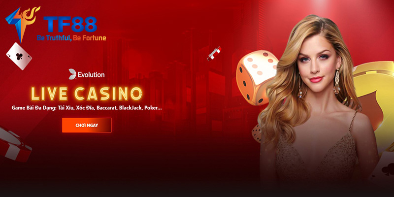 Luật chơi casino tại TF88 cực kỳ dễ hiểu.